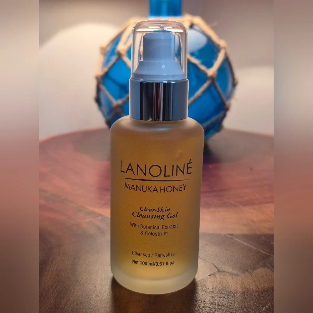NIB Lanoliné Manuka Honey Clear-Skin Cleansing Gel 100ml/3.5oz